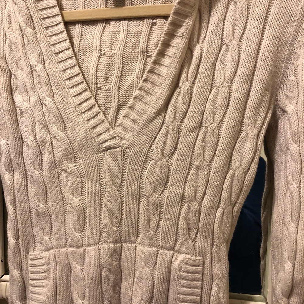 Pullover Cable Hoodie - image 7